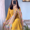 Yellow georgette A24